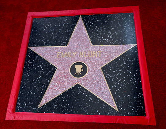 Stanley Tucci and Emily Blunt Honored with Star on Hollywood Walk of Fame Emily Blunt s Star on the Hollywood Walk of on April 30, 2026 in Hollywood, CA. Hollywood Hollywood Walk of Fame California USA Copyright: xLisaxOConnorx xAFF-USA.comx