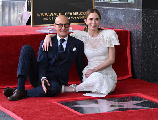 Stanley Tucci and Emily Blunt Honored with Star on Hollywood Walk of Fame Stanley Tucci and Emily Blunt at their Hollywood Walk of Fame Star ceremony on April 30, 2026 in Hollywood, CA. Hollywood Hollywood Walk of Fame California USA Copyright: xLisaxOConnorx xAFF-USA.comx