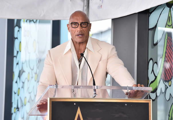 Stanley Tucci and Emily Blunt Honored with Star on Hollywood Walk of Fame Dwayne Johnson speaks at Stanley Tucci and Emily Blunt™s Hollywood Walk of Fame Star ceremony on April 30, 2026 in Hollywood, CA. Hollywood Hollywood Walk of Fame California USA Copyright: xLisaxOConnorx xAFF-USA.comx