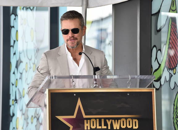 Stanley Tucci and Emily Blunt Honored with Star on Hollywood Walk of Fame Matt Damon speaks at Stanley Tucci and Emily Blunt™s Hollywood Walk of Fame Star ceremony on April 30, 2026 in Hollywood, CA. Hollywood Hollywood Walk of Fame California USA Copyright: xLisaxOConnorx xAFF-USA.comx