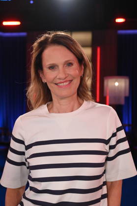 Sportmoderatorin Katrin Müller-Hohenstein zu Gast in der WDR Talkshow Kölner Treff