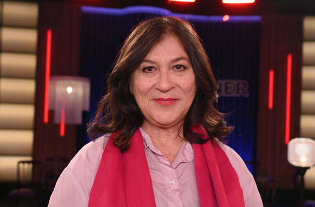 Schauspielerin Eva Mattes zu Gast in der WDR Talkshow Kölner Treff