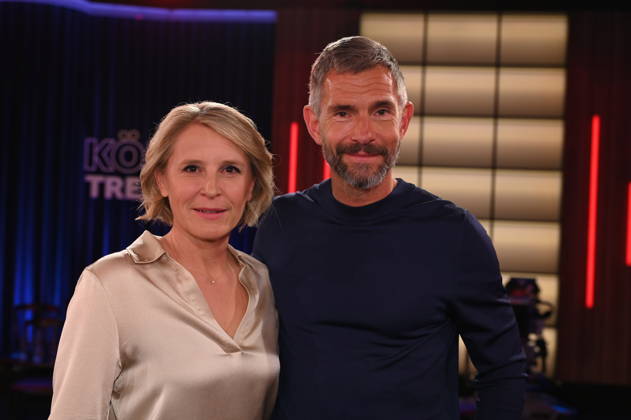 Moderatoren Duo Susan Link und Micky Beisenherz der WDR Talkshow Kölner Treff