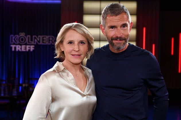 Moderatoren Duo Susan Link und Micky Beisenherz der WDR Talkshow Kölner Treff