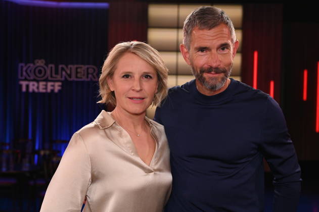 Moderatoren Duo Susan Link und Micky Beisenherz der WDR Talkshow Kölner Treff