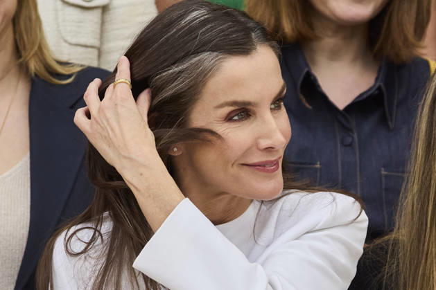 April 30, 2026, Madrid, Madrid, Spain: QUEEN LETIZIA of Spain attends a meeting with a representative group of Roma women Madrid Spain - ZUMAc260 20260430_zep_c260_026 Copyright: xMikexChicorrox