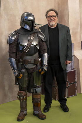 The Mandalorian, Grogu and Jon Favreau attend the Fan Event of Star Wars: The Mandalorian and Grogu . April 30, 2026 in Madrid, Spain.( ALTERPHOTOS S.Villarroel) (20260430165)
