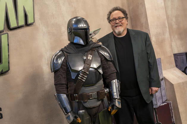 The Mandalorian, Grogu and Jon Favreau attend the Fan Event of Star Wars: The Mandalorian and Grogu . April 30, 2026 in Madrid, Spain.( ALTERPHOTOS S.Villarroel) (20260430166)