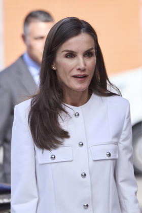 April 30, 2026, Madrid, Madrid, Spain: QUEEN LETIZIA of Spain attends a meeting with a representative group of Roma women Madrid Spain - ZUMAc260 20260430_zep_c260_023 Copyright: xMikexChicorrox