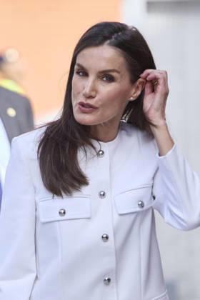 April 30, 2026, Madrid, Madrid, Spain: QUEEN LETIZIA of Spain attends a meeting with a representative group of Roma women Madrid Spain - ZUMAc260 20260430_zep_c260_025 Copyright: xMikexChicorrox