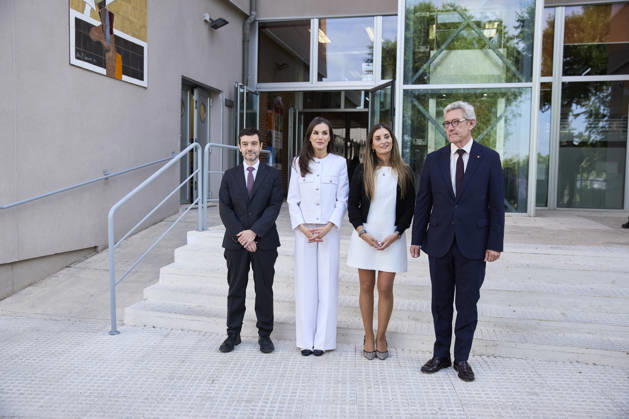 April 30, 2026, Madrid, Madrid, Spain: Minister of Social Rights, Consumer Affairs and 2030 Agenda PABLO BUSTINDUY and QUEEN LETIZIA of Spain attend a meeting with a representative group of Roma women Madrid Spain  - ZUMAc260 20260430_zep_c260_006 Copyright: xMikexChicorrox