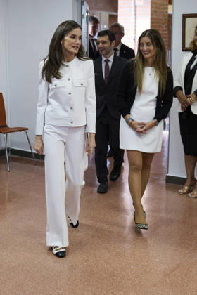 April 30, 2026, Madrid, Madrid, Spain: QUEEN LETIZIA of Spain attends a meeting with a representative group of Roma women Madrid Spain - ZUMAc260 20260430_zep_c260_008 Copyright: xMikexChicorrox