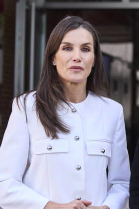 April 30, 2026, Madrid, Madrid, Spain: QUEEN LETIZIA of Spain attends a meeting with a representative group of Roma women Madrid Spain - ZUMAc260 20260430_zep_c260_009 Copyright: xMikexChicorrox