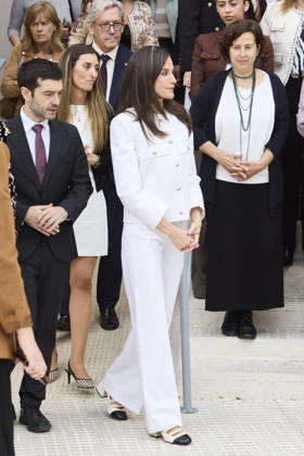 April 30, 2026, Madrid, Madrid, Spain: QUEEN LETIZIA of Spain attends a meeting with a representative group of Roma women Madrid Spain - ZUMAc260 20260430_zep_c260_005 Copyright: xMikexChicorrox
