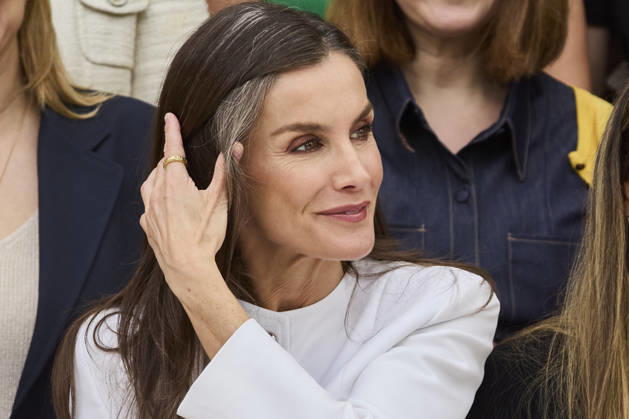 April 30, 2026, Madrid, Madrid, Spain: QUEEN LETIZIA of Spain attends a meeting with a representative group of Roma women Madrid Spain - ZUMAc260 20260430_zep_c260_007 Copyright: xMikexChicorrox
