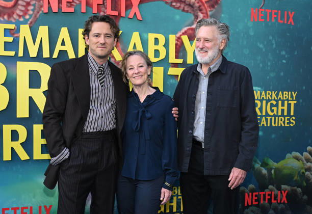 ˜Remarkably Bright Creatures™ Los Angeles Premiere Lewis Pullman, Bill Pullman and Tamara Hurwitz arriving to Remarkably Bright Creatures Los Angeles premiere held at the Tudum Theater on April 30, 2026 in Hollywood, CA. Hollywood Tudum Theater California USA Copyright: xLisaxOConnorx xAFF-USA.comx