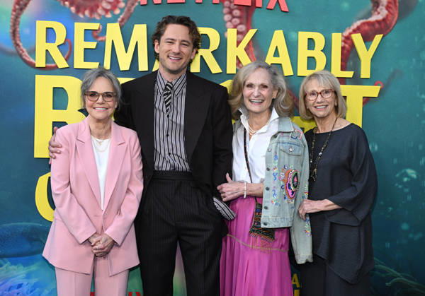 ˜Remarkably Bright Creatures™ Los Angeles Premiere Sally Field, Lewis Pullman, Beth Grant and Kathy Baker arriving to Remarkably Bright Creatures Los Angeles premiere held at the Tudum Theater on April 30, 2026 in Hollywood, CA. Hollywood Tudum Theater California USA Copyright: xLisaxOConnorx xAFF-USA.comx