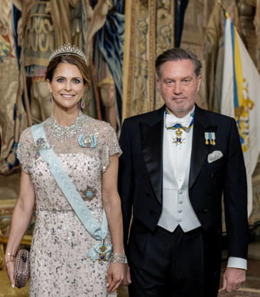 30-04-2026 Gala Princess Madeleine and Chris O Neill arriving for the galadinner at the Royal palace to mark the celebrations of King Carl Gustafs 80th birthday in Stockholm, Sweden. Â  Copyright: xPPEx