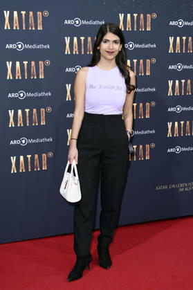Daniela Sepehri bei der Premiere der ARD-Dokuserie Xatar - Ein Leben ist nicht genug in der Fotografiska Berlin. Berlin, 30.04.2026