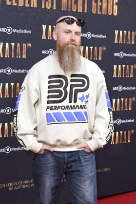 Tobias Toxik Kargoll bei der Premiere der ARD-Dokuserie Xatar - Ein Leben ist nicht genug in der Fotografiska Berlin. Berlin, 30.04.2026