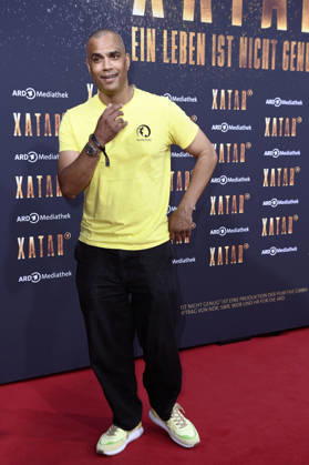 Patrice Bouedibela bei der Premiere der ARD-Dokuserie Xatar - Ein Leben ist nicht genug in der Fotografiska Berlin. Berlin, 30.04.2026