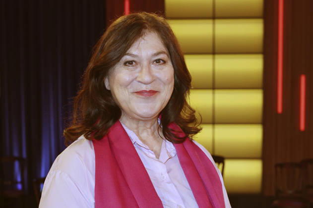 Eva Mattes bei der Aufzeichnung der WDR-Talkshow Kölner Treff im WDR Studio BS 3. Köln, 30.04.2026