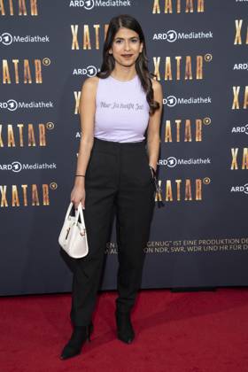 ABB XATAR- Daniela Sepehri zu Gast auf dem roten Teppich bei der Premiere der ARD TV Dokuserie Xatar Ein Leben ist nicht Genug in der Friedrichstrasse112 am 30.04.20236 in Berlin Berlin Deutschland