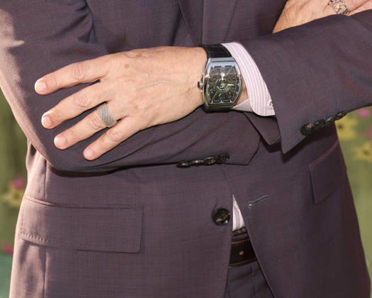 April 30, 2026, Los Angeles, California, USA: Kevin Pollak, watch detail, Franck Muller Vanguard at the TCM Classic Film Festival opening night presentation of Barefoot in the Park at the TCL Chinese Theatre IMAX Los Angeles USA  - ZUMAg107 20260430_zep_g107_130 Copyright: xNinaxPrommerx
