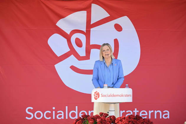 SUNDBYBERG, SWEDEN 20260501 Social Democrat Party Leader Magdalena Andersson S May Day Speech in Sundbyberg SUNDBYBERG SWEDEN x10070x  Copyright: xJessicaxGow TTx ANDERSSON (S) FÖRSTA MAJ-TALAR I SUNDBYBERG Y9-MRJinNdc