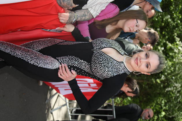 Yvonne Woelke beim Bild-Renntag 2026 auf der Trabrennbahn Gelsenkirchen. Gelsenkirchen, 01.05.2026 Copyright: xAgenturxMatthiasxWehnertx xM.xGränzdörferx