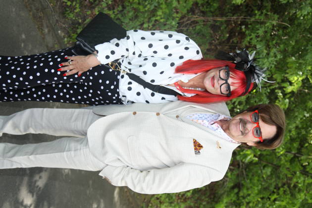 Jörg Draeger mit Ehefrau Petra Draeger beim Bild-Renntag 2026 auf der Trabrennbahn Gelsenkirchen. Gelsenkirchen, 01.05.2026 Copyright: xAgenturxMatthiasxWehnertx xM.xGränzdörferx
