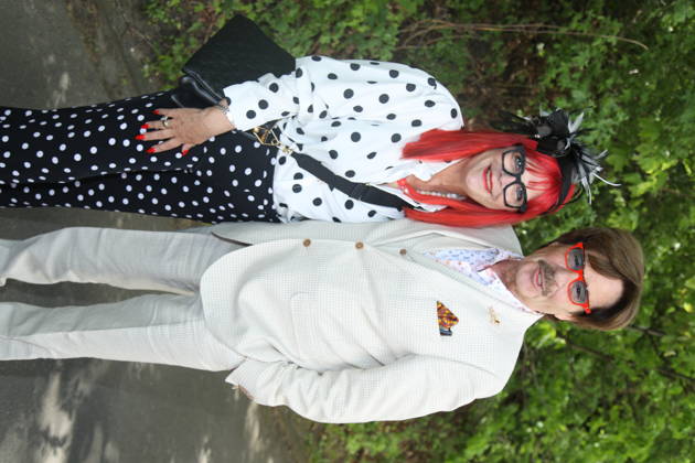 Jörg Draeger mit Ehefrau Petra Draeger beim Bild-Renntag 2026 auf der Trabrennbahn Gelsenkirchen. Gelsenkirchen, 01.05.2026 Copyright: xAgenturxMatthiasxWehnertx xM.xGränzdörferx