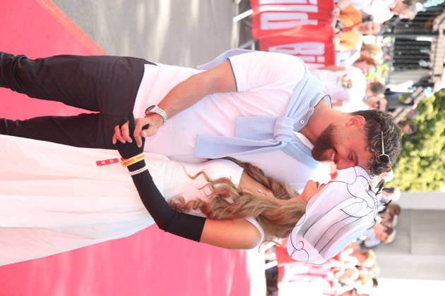 Umut Tekin und Lena Goldstein beim Bild-Renntag 2026 auf der Trabrennbahn Gelsenkirchen. Gelsenkirchen, 01.05.2026 Copyright: xAgenturxMatthiasxWehnertx xM.xGränzdörferx