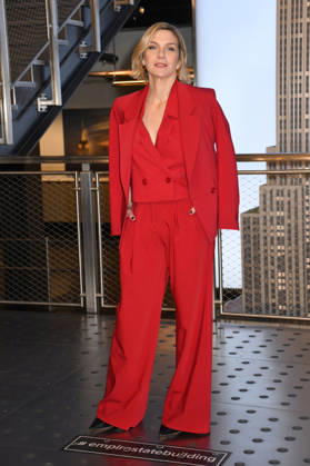 Rhea Seehorn visits the Empire State Building to celebrate the success of Apple TV™s Pluribus Featuring: Rhea Seehorn Where: New York City, New York, United States When: 01 May 2026 Credit: mpi099 MediaPunch INSTARimages EDITORIAL USE ONLY. NOT FOR USE BY NEWSPAPERS BASED IN THE UK. Copyright: xx instar55657955