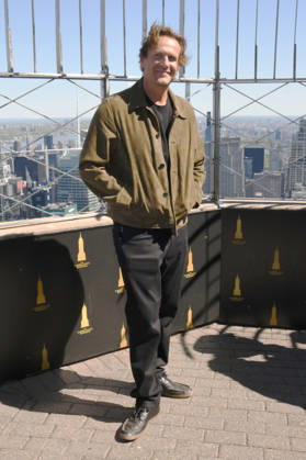 NEW YORK, NY - MAY 1: Jason Segel pictured as Apple TV™s Shrinking cast visit the Empire State Building in celebration of Its Third Season on May 1, 2026 in New York City. Copyright: xmpi099 MediaPunchx