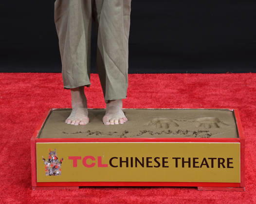 Actress Glenn Close participates in a hand and footprint ceremony immortalizing her in the forecourt of the TCL Chinese Theatre (formerly Grauman s) in the Hollywood section of Los Angeles on Friday, May 1, 2026.  LAP2026050111 JIMxRUYMEN