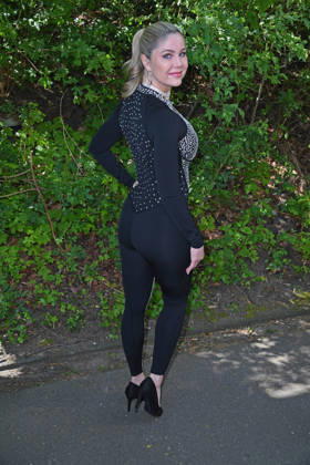Yvonne Woelke beim BILD-RENNTAG auf der Trabrennbahn in Gelsenkirchen am 01.05.2026