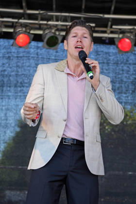 Giovanni Weisheit beim BILD-RENNTAG auf der Trabrennbahn in Gelsenkirchen am 01.05.2026