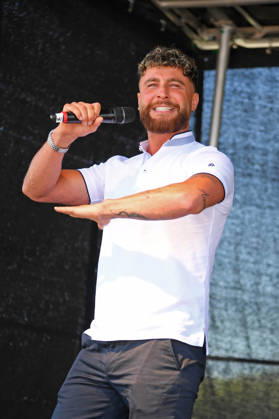 Umut Tekin beim BILD-RENNTAG auf der Trabrennbahn in Gelsenkirchen am 01.05.2026