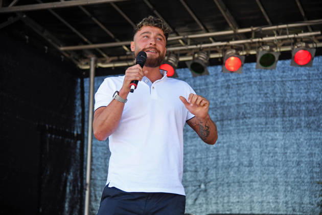 Umut Tekin beim BILD-RENNTAG auf der Trabrennbahn in Gelsenkirchen am 01.05.2026