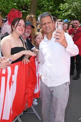 Jens Hajek beim BILD-RENNTAG auf der Trabrennbahn in Gelsenkirchen am 01.05.2026