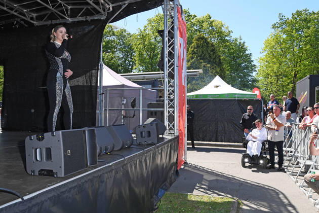 Yvonne Woelke, Peter Klein beim BILD-RENNTAG auf der Trabrennbahn in Gelsenkirchen am 01.05.2026