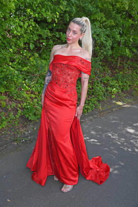 Walentina Doronina beim BILD-RENNTAG auf der Trabrennbahn in Gelsenkirchen am 01.05.2026