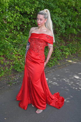 Walentina Doronina beim BILD-RENNTAG auf der Trabrennbahn in Gelsenkirchen am 01.05.2026