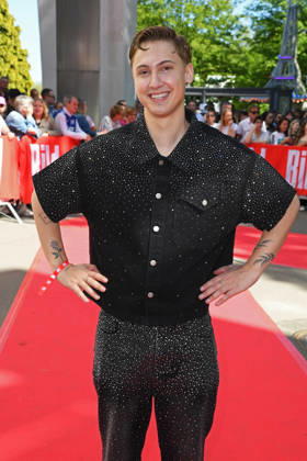 Leon Content beim BILD-RENNTAG auf der Trabrennbahn in Gelsenkirchen am 01.05.2026