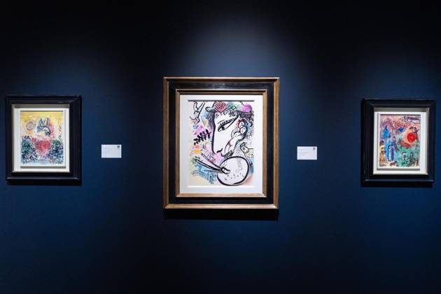 May 1, 2026, Bronx, New York, USA: Works by Marc Chagall on view during May Marquee Modern & Contemporary Auctions press preview at Sotheby s The Breuer in New York, NY on May 1, 2026. Bronx USA  - ZUMAr339 20260501_znp_r339_043 Copyright: xLevxRadinx