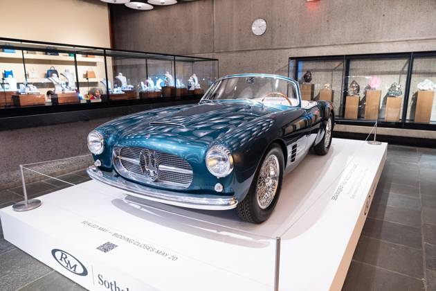 May 1, 2026, Bronx, New York, USA: 1954 Maserati A6G 54 2000 Spyder Zagato convertible on view during May Marquee Modern & Contemporary Auctions press preview at Sotheby s The Breuer in New York, NY on May 1, 2026. Bronx USA  - ZUMAr339 20260501_znp_r339_045 Copyright: xLevxRadinx