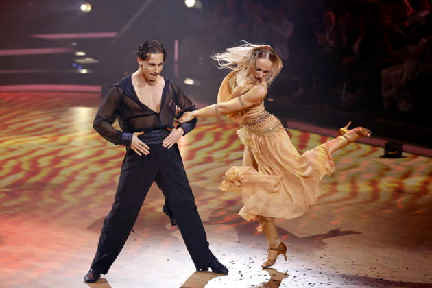 Sänger Milano (Milane Baybah) und Profitänzerin Marta Arndt bei der achten Tanzshow der 19. Staffel der RTL-Tanzshow Lets Dance im Coloneum. Köln, 01.05.2026 NRW Deutschland Copyright: xChristophxHardtx