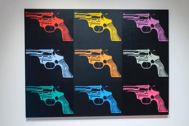 May 1, 2026, Bronx, New York, USA: Andy Warhol Guns on view during May Marquee Modern & Contemporary Auctions press preview at Sotheby s The Breuer in New York, NY on May 1, 2026. Bronx USA  - ZUMAr339 20260501_znp_r339_017 Copyright: xLevxRadinx