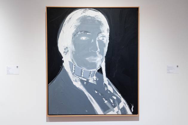 May 1, 2026, Bronx, New York, USA: Andy Warhol The American Indian (Russell Means) on view during May Marquee Modern & Contemporary Auctions press preview at Sotheby s The Breuer in New York, NY on May 1, 2026. Bronx USA  - ZUMAr339 20260501_znp_r339_018 Copyright: xLevxRadinx